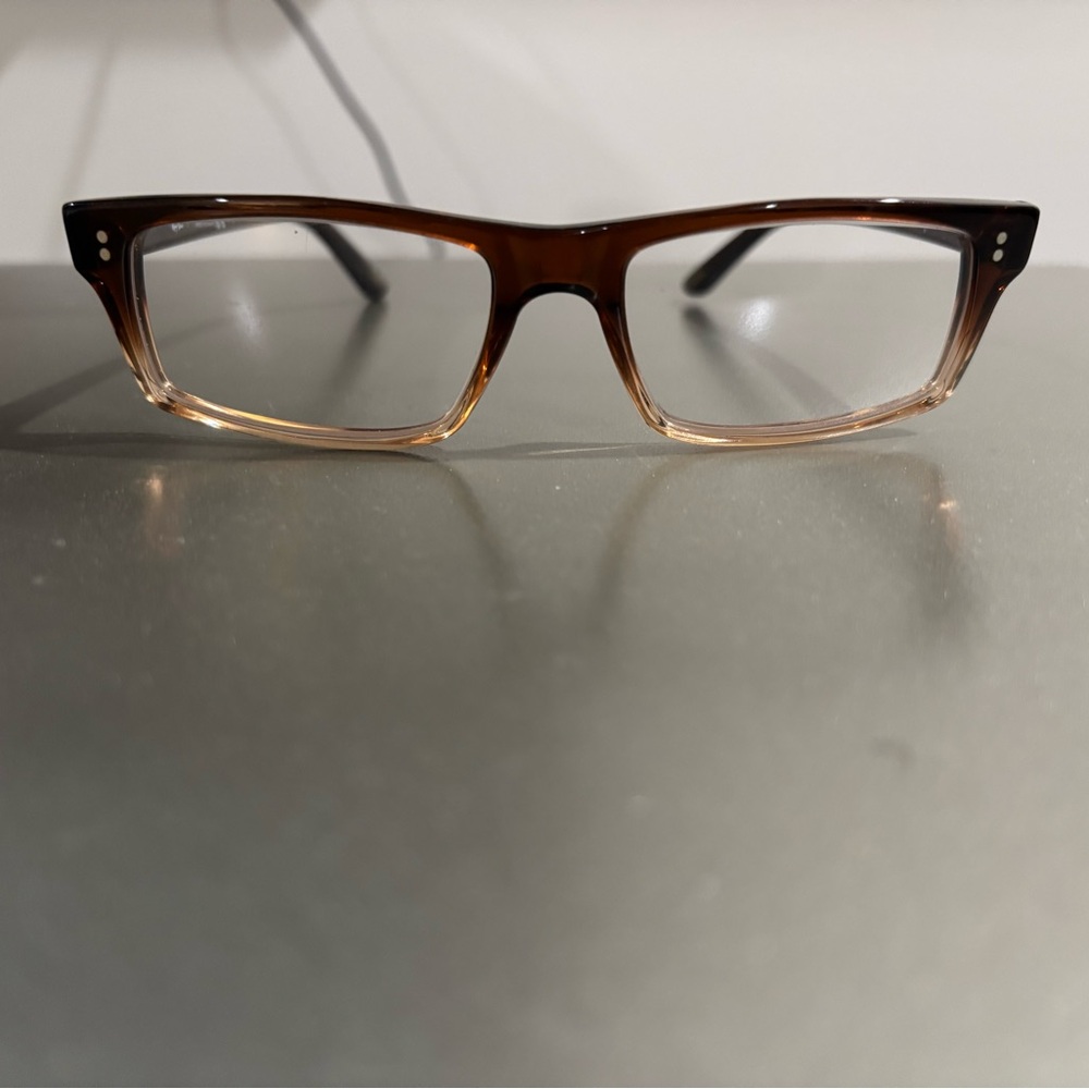 Ray-Ban Brown Glasses with Ombré Effect